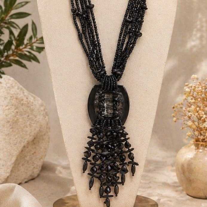 COLLAR CORTO MADERA (VARIOS COLORES)