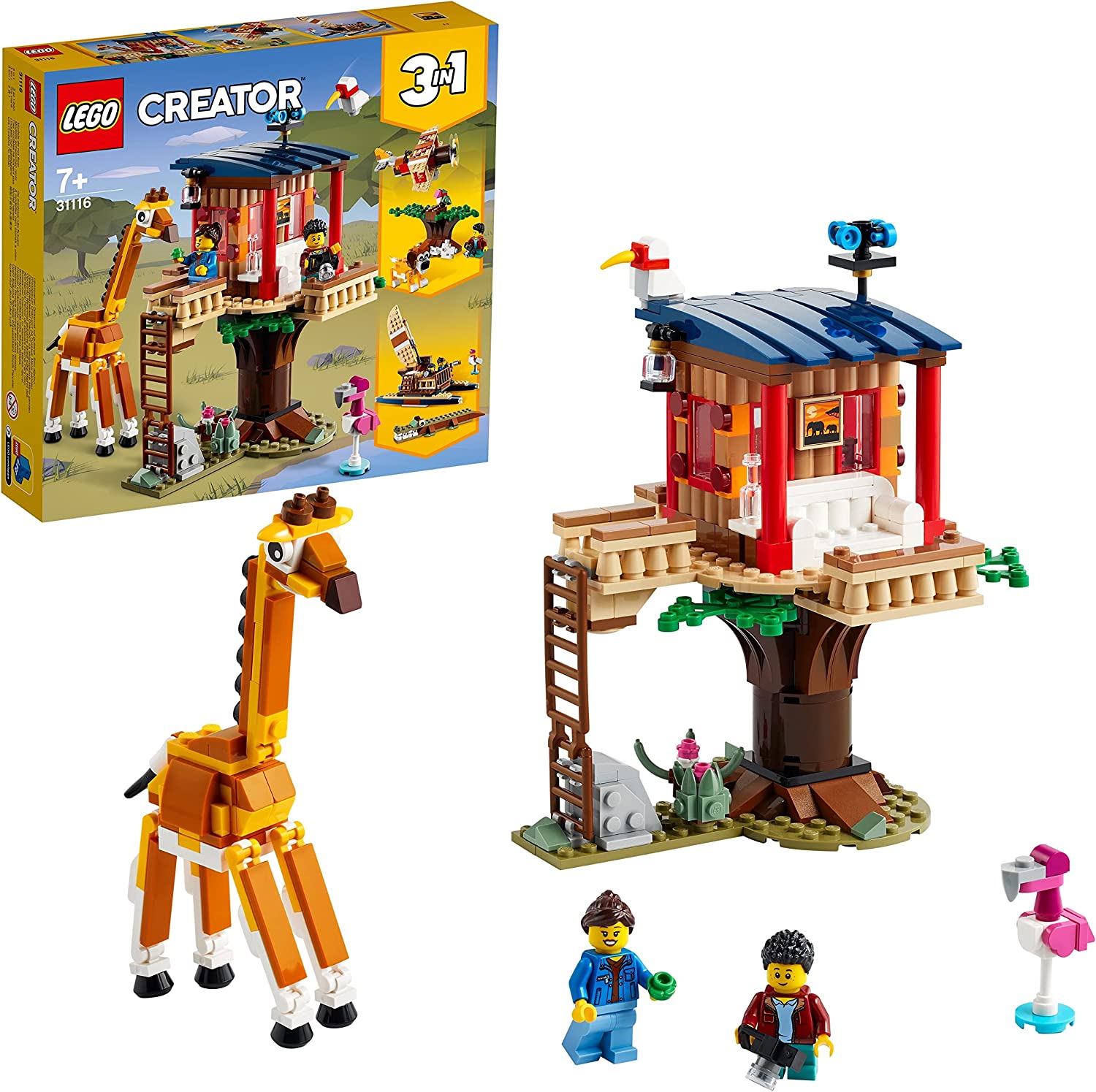 LEGO 31116 CREATOR 3 EN 1 CASA DEL ARBOL EN LA SABANA