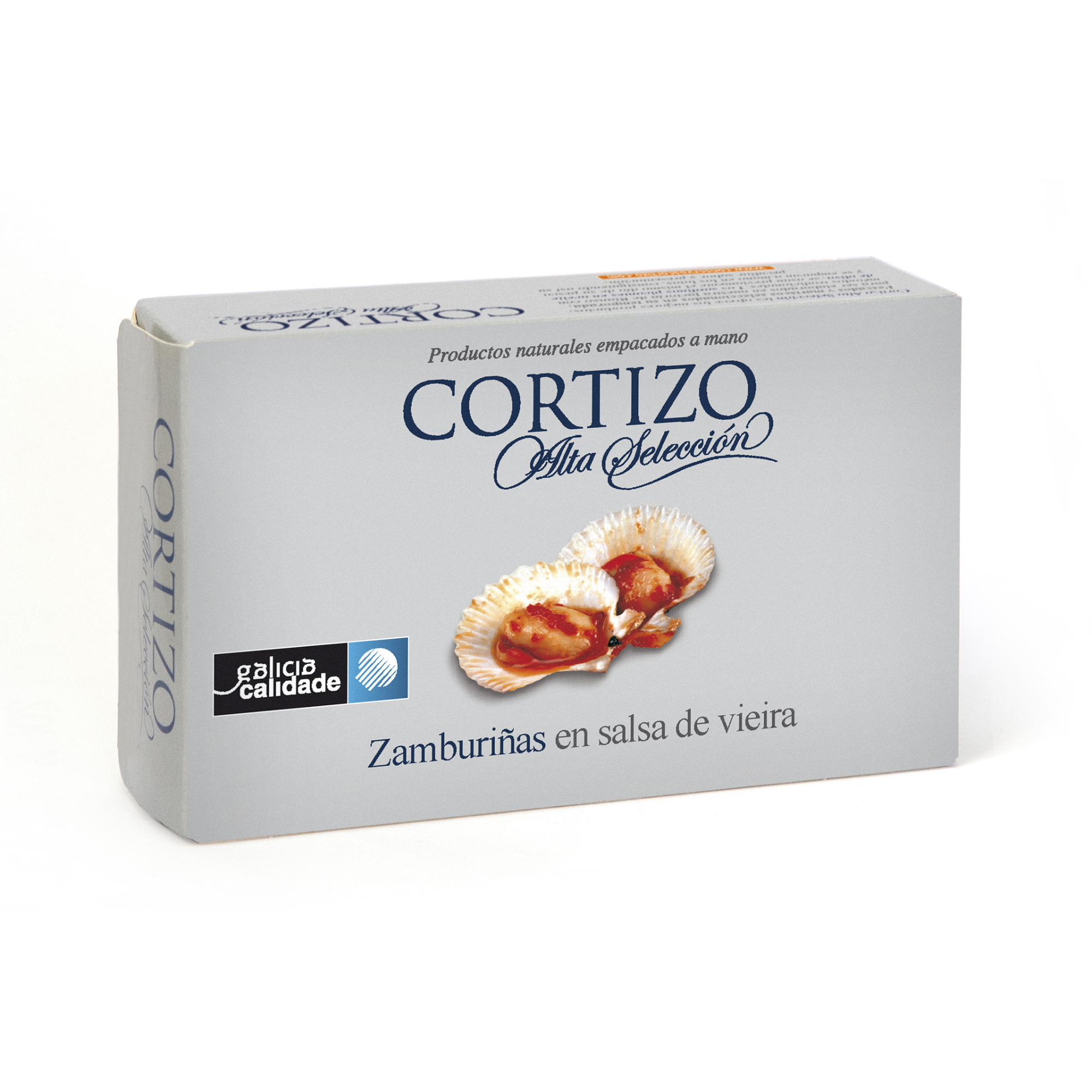 Conserva Gourmet de Zamburiñas en salsa de vieira.