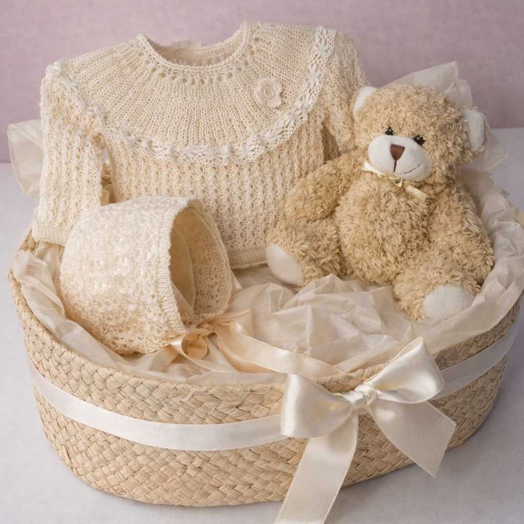 JUBÓN Y CAPOTA PRIMERA PUESTA EN BEIGE